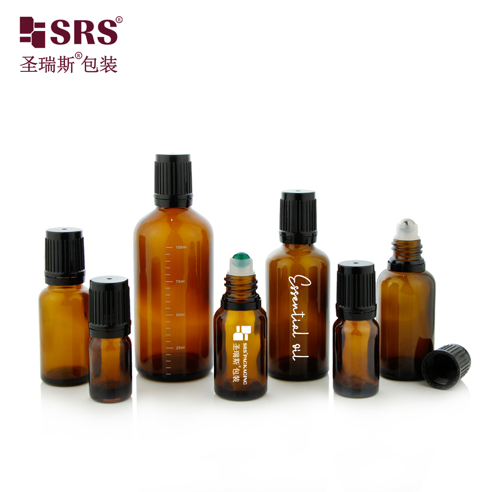 5ml 10ml 15ml 20ml 30ml 50ml 100ml Essential Oil Perfume Glass Roll On Bottle With Regular Cap
